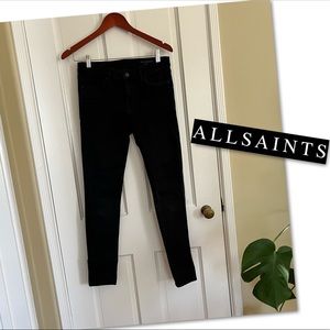 ALLSAINTS Grace skinny black jeans